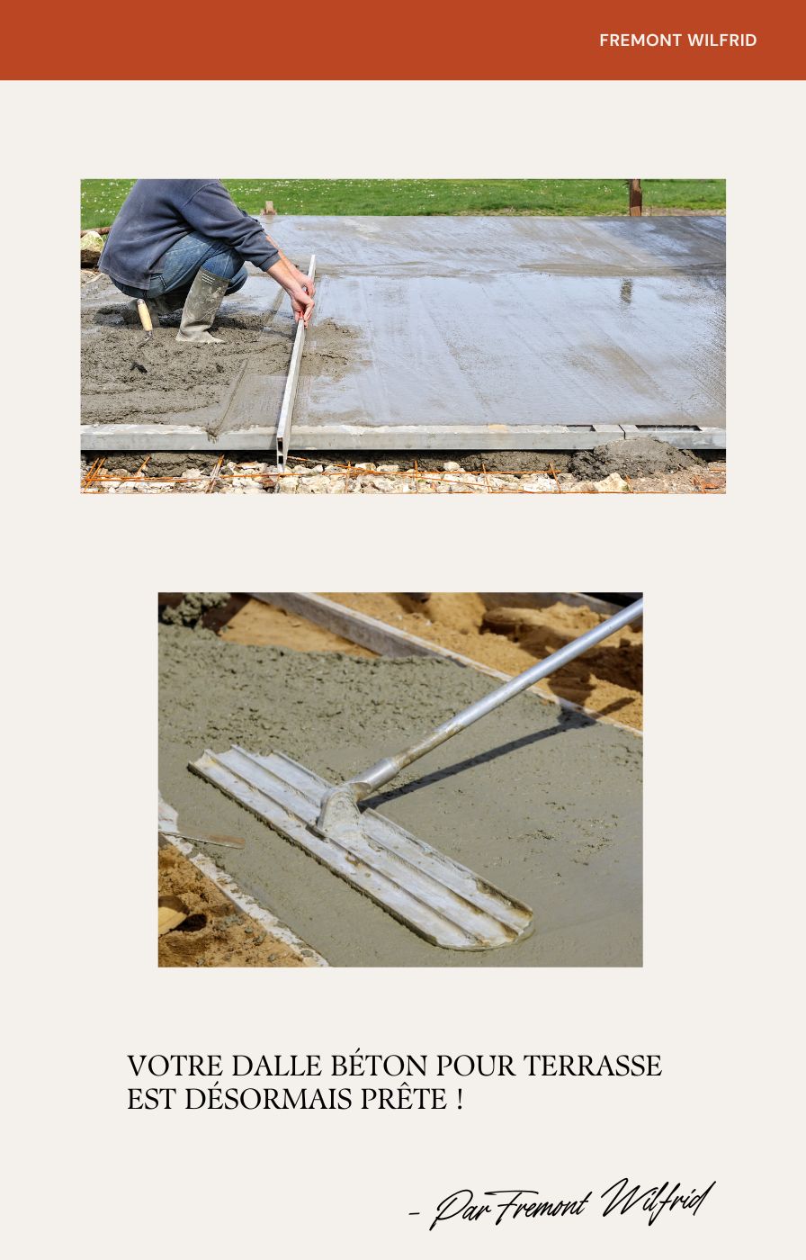 Fiche technique-Réaliser une dalle béton pour la terrasse